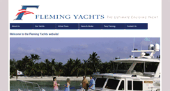 Desktop Screenshot of flemingyachts.com